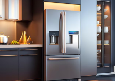 Experience the pinnacle of style and functionality with our French door refrigerator. Its sleek, modern design not only enhances your kitchen's aesthetic but also offers unparalleled convenience.